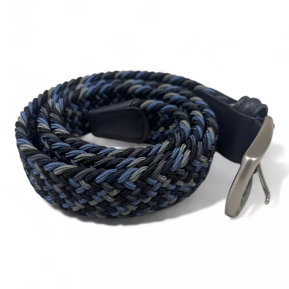 Anderson’s braided belt from Harry Rosen (Made in Italy)